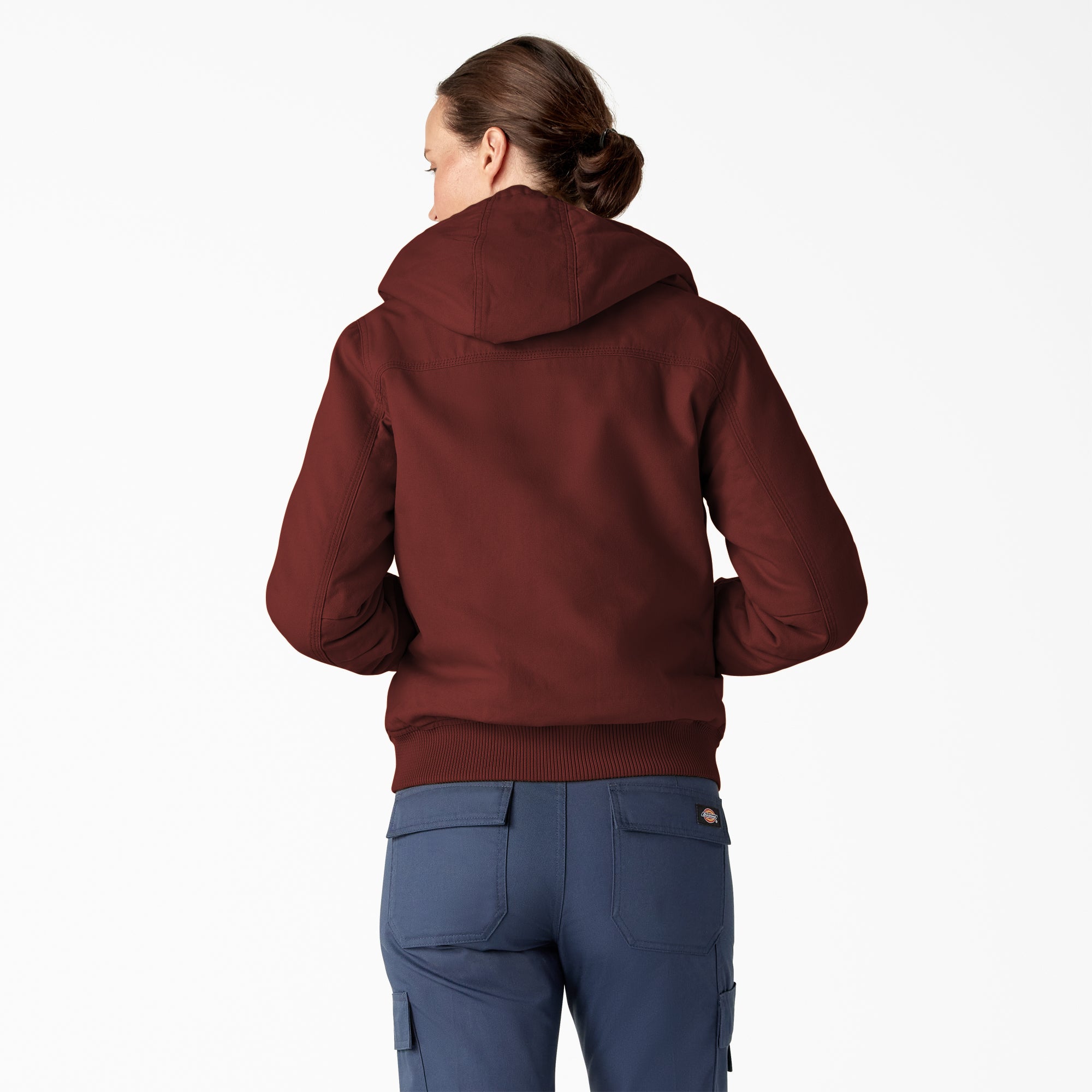 Women's Fleece Lined Duck Canvas Jacket - Image 2