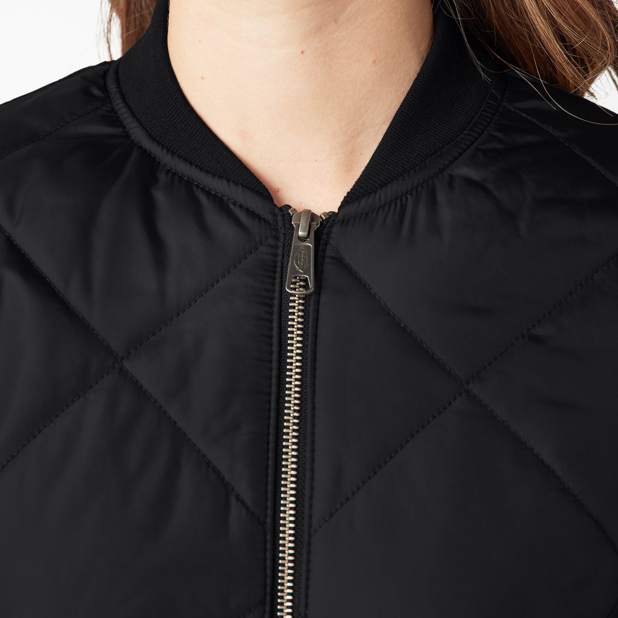 Women's Quilted Bomber Jacket - Image 6