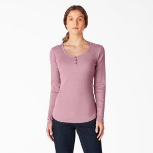 Women's Henley Long Sleeve Shirt
