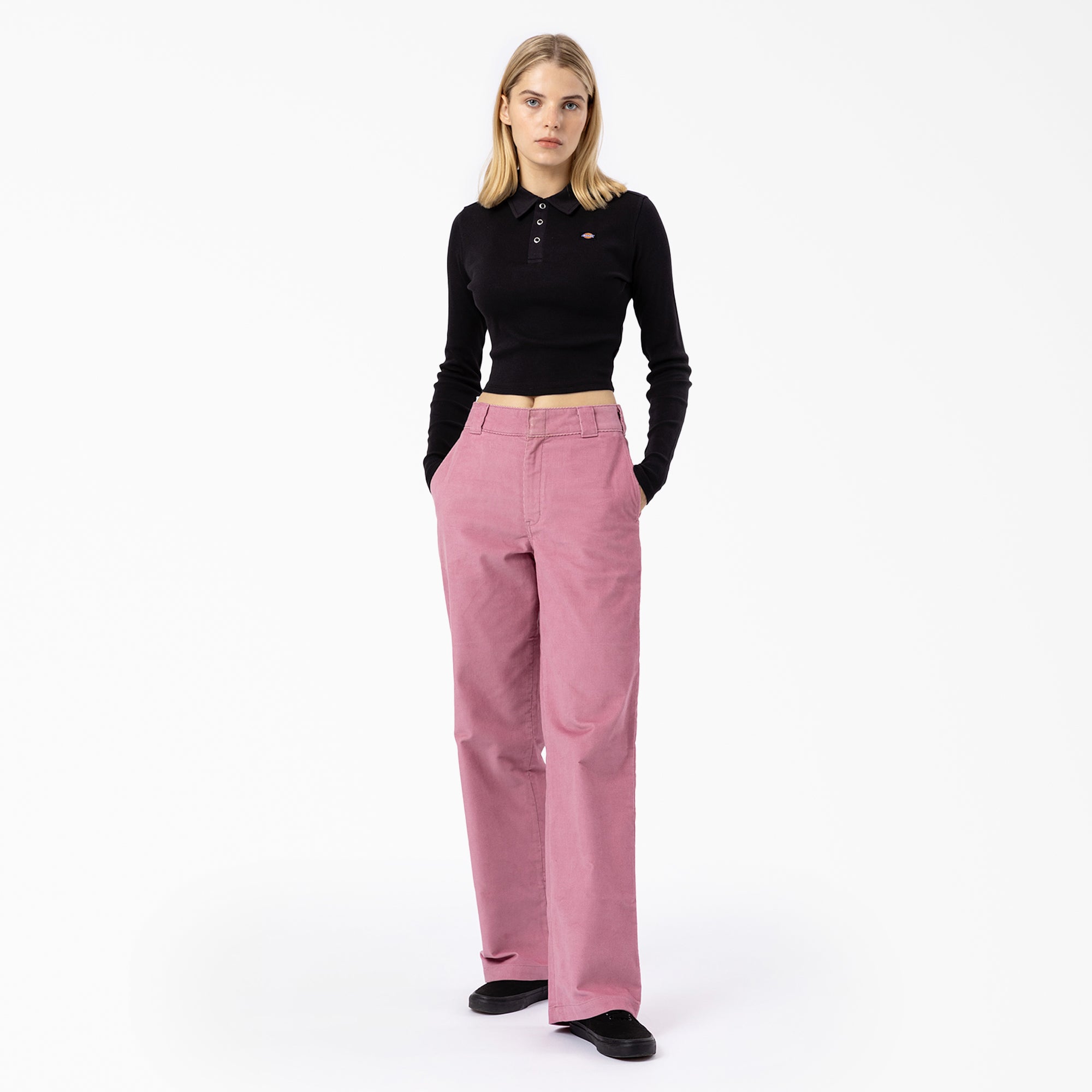 Women's Tallasee Long Sleeve Cropped Polo - Image 3