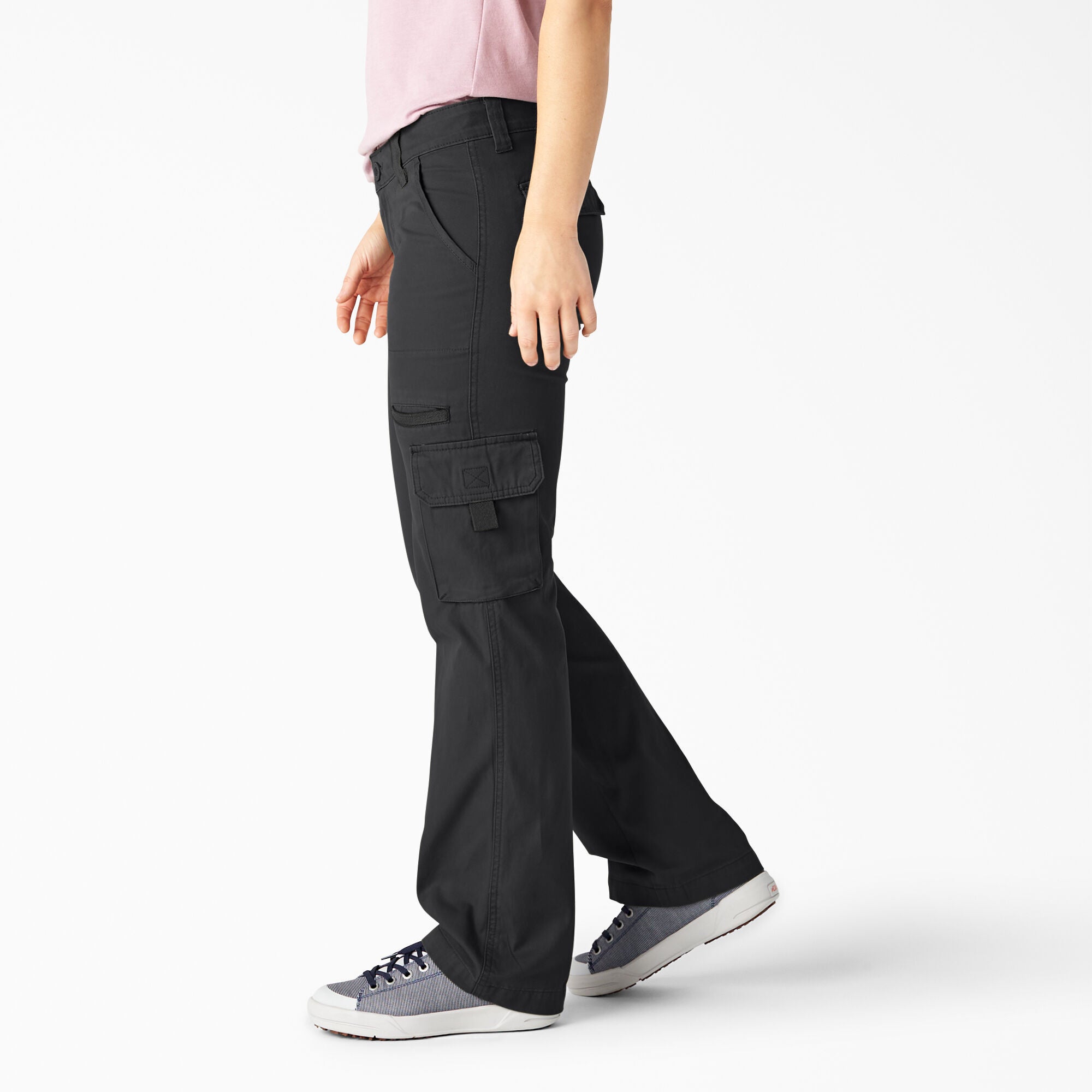 Women's Relaxed Fit Straight Leg Cargo Pants - Image 3