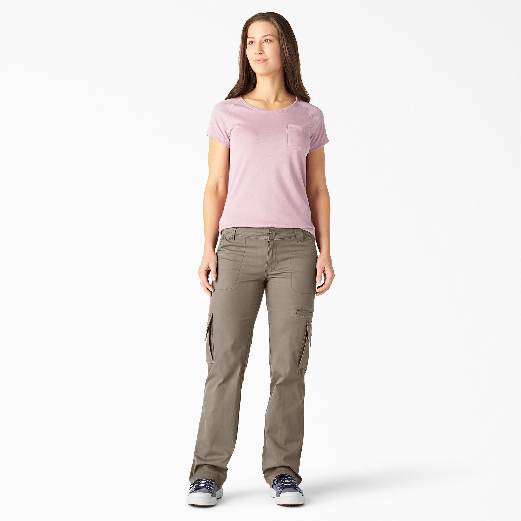 Women's Relaxed Fit Straight Leg Cargo Pants - Image 5