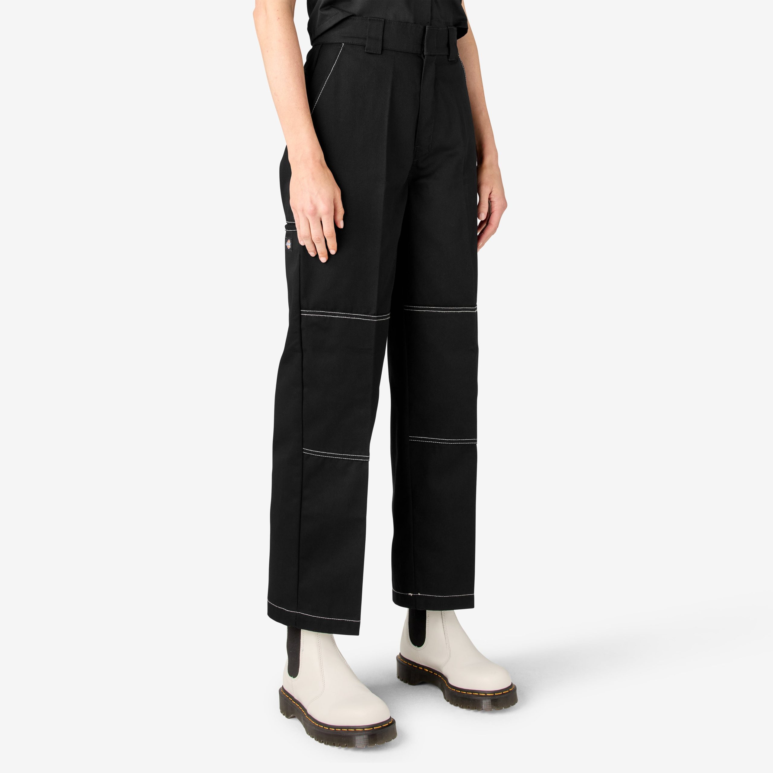 Women's Relaxed Fit Double Knee Pants - Image 4
