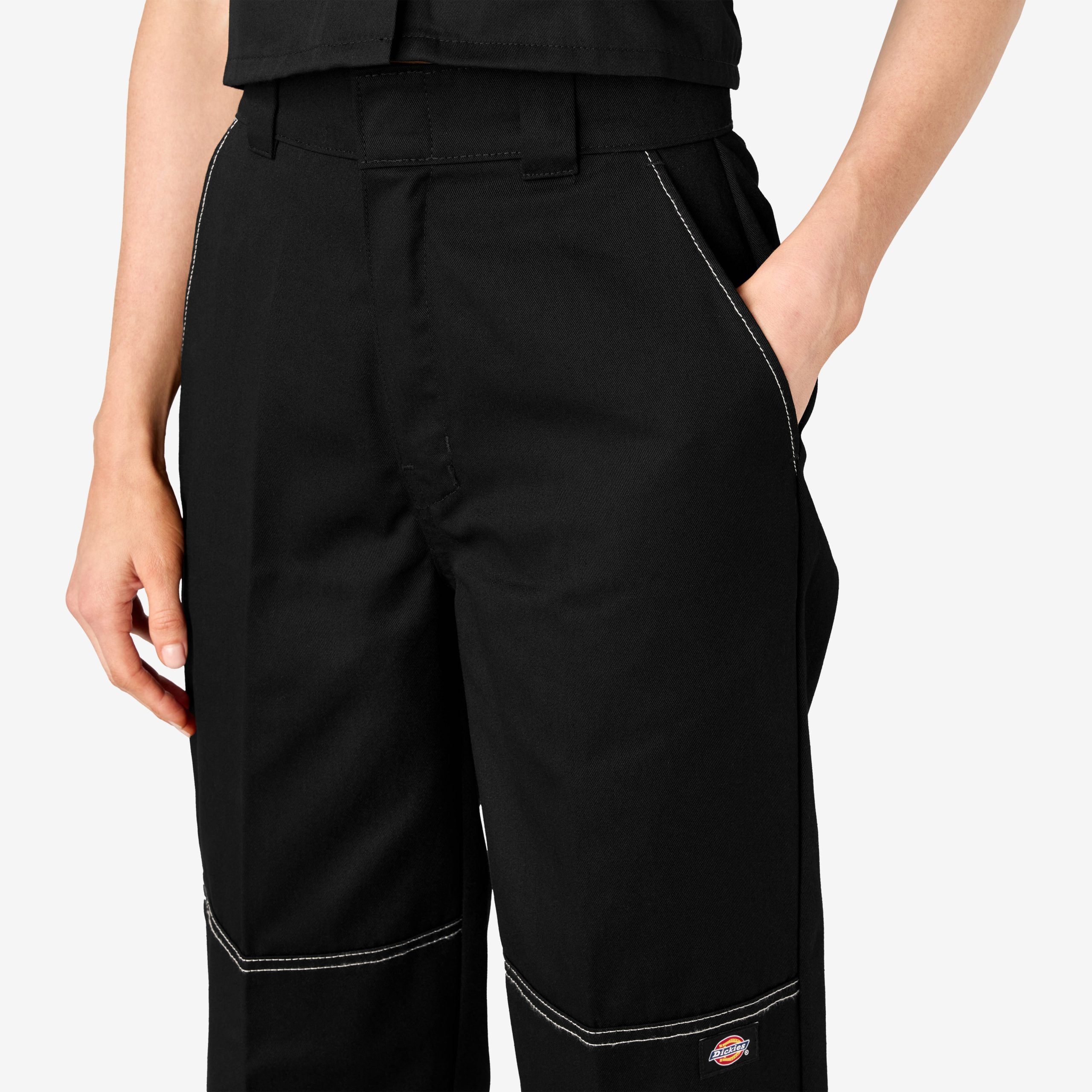 Women's Relaxed Fit Double Knee Pants - Image 7