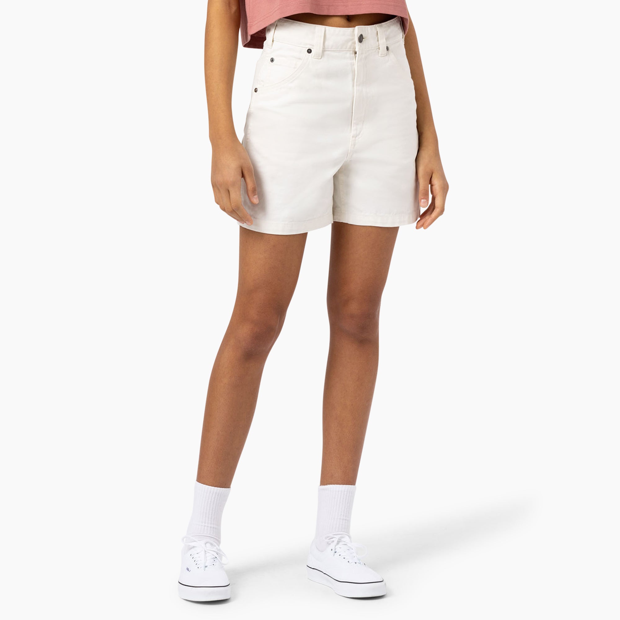 Women's Regular Fit Duck Shorts. 5
