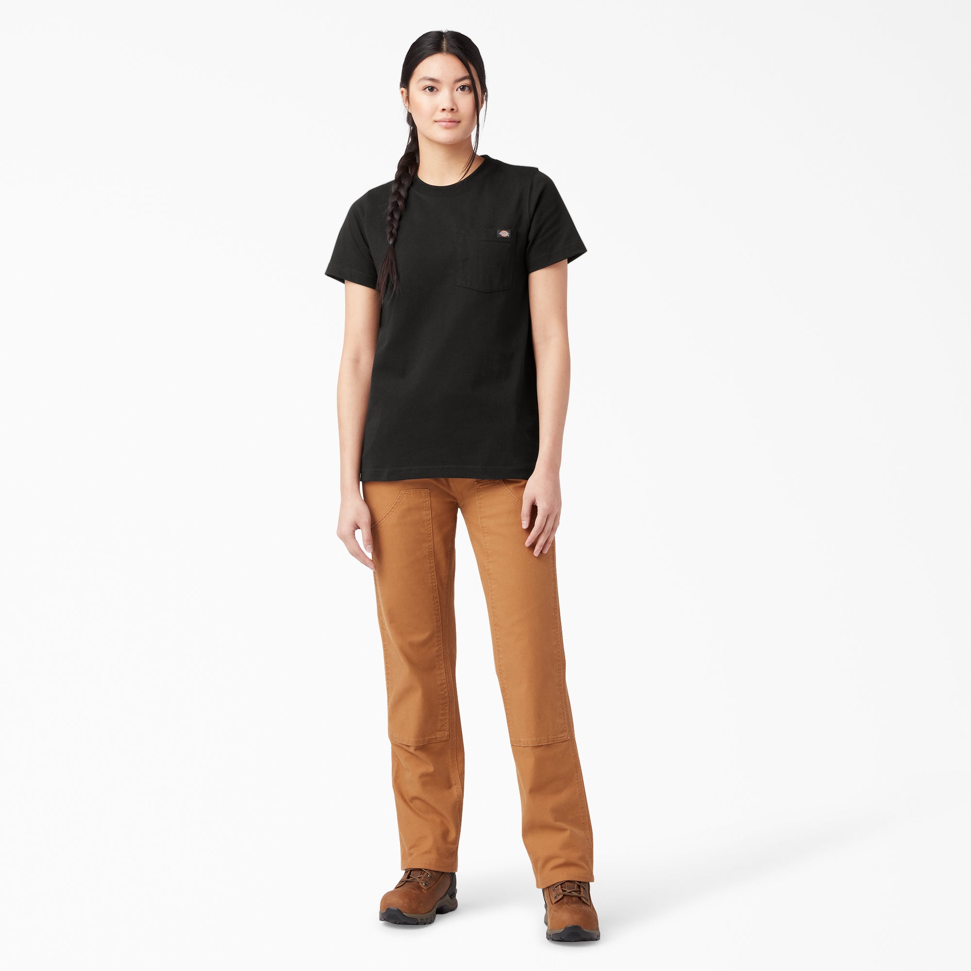 Women's Heavyweight Short Sleeve Pocket T-Shirt - Image 4