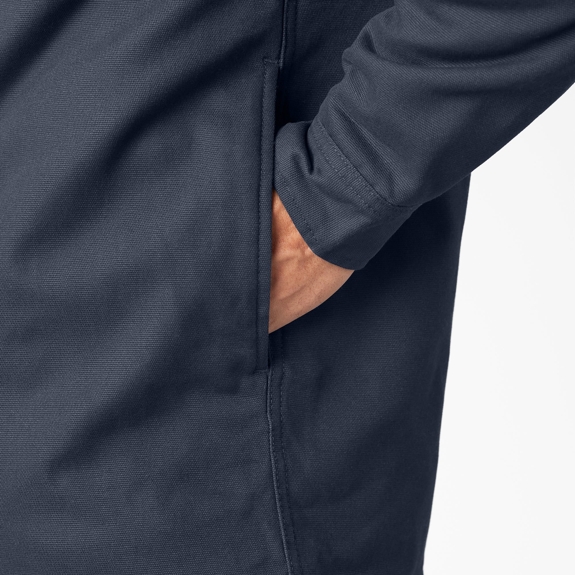 Water Repellent Duck Hooded Shirt Jacket - Image 8