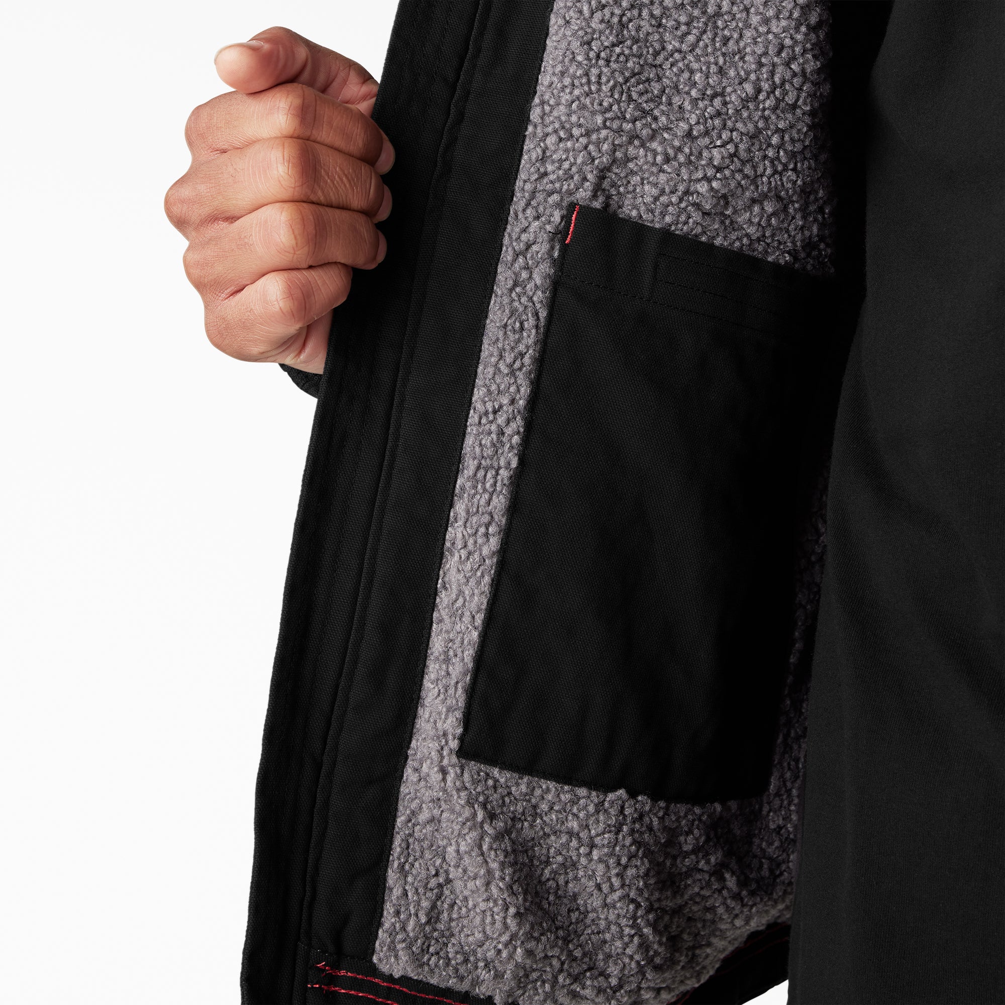 Duck Canvas High Pile Fleece Lined Jacket - Image 10