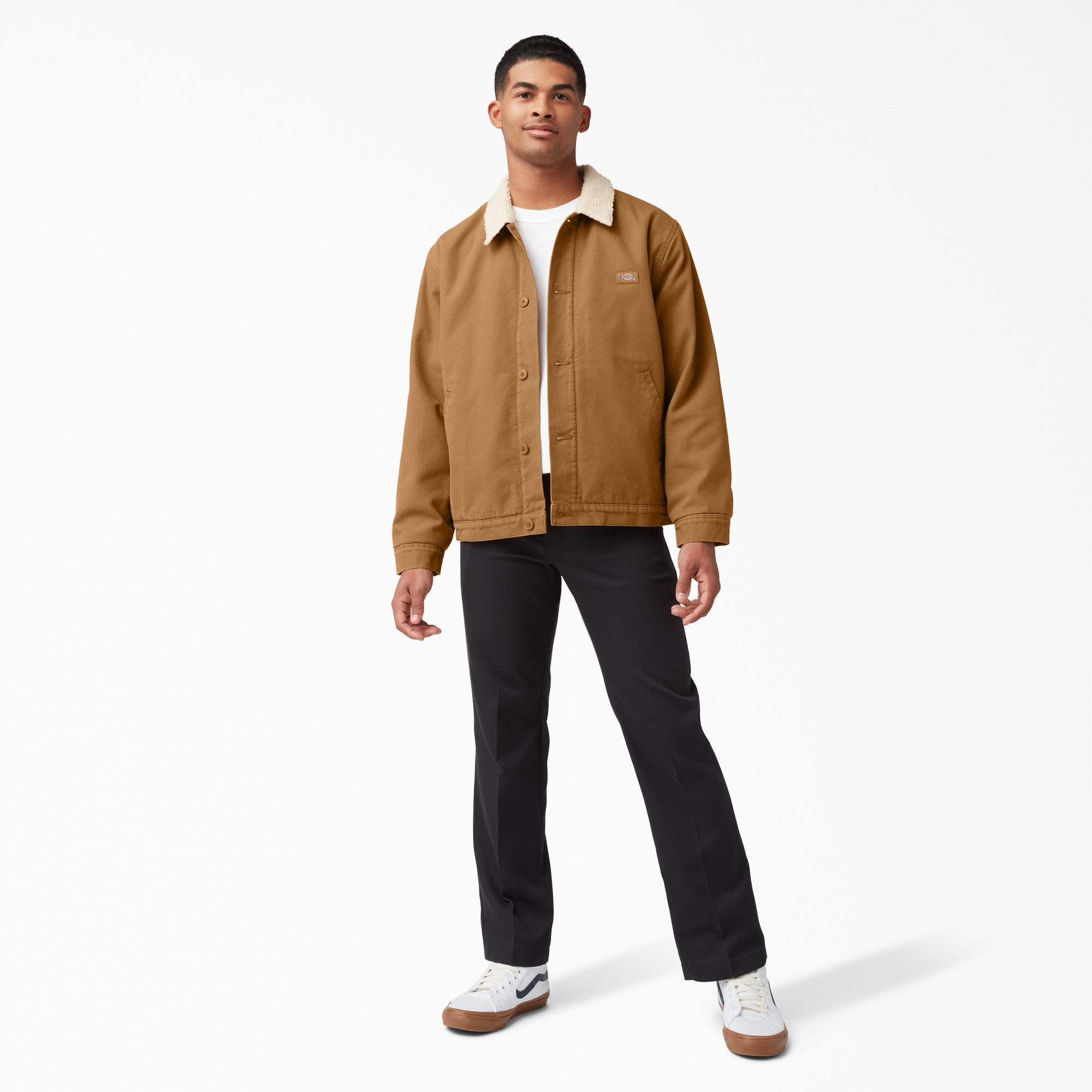 Duck Canvas High Pile Fleece Jacket - Image 4