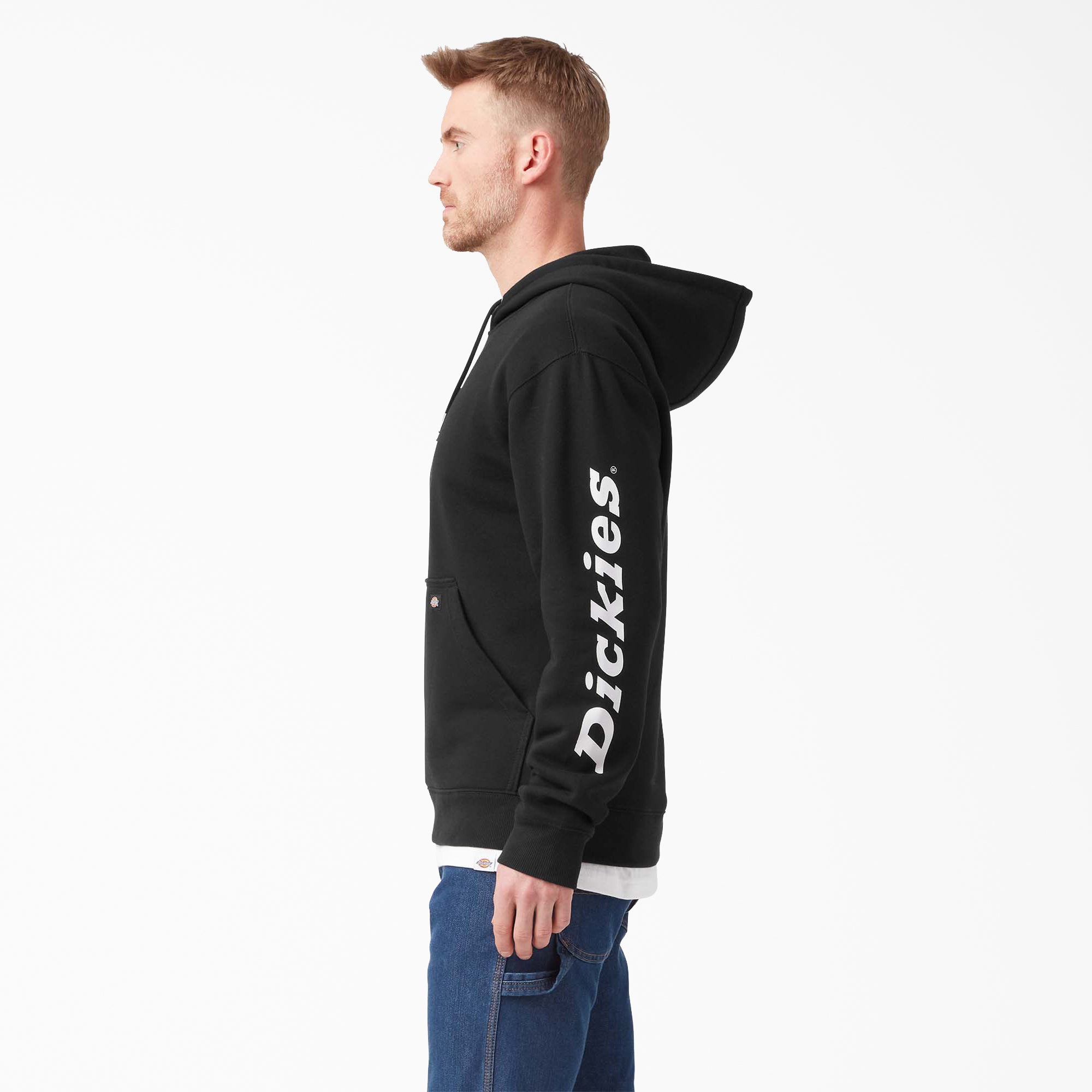 Water Repellent Sleeve Logo Hoodie - Image 3