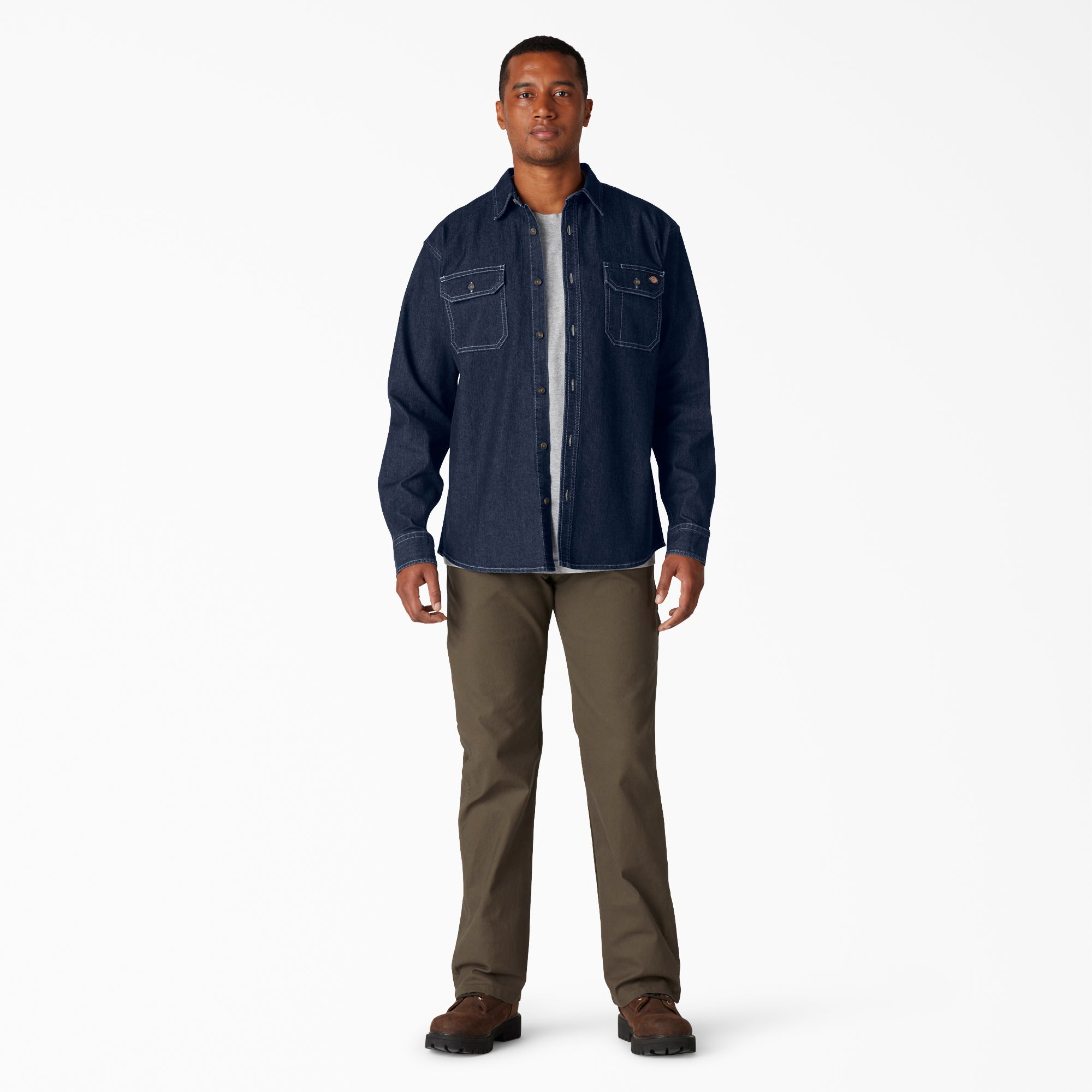 FLEX Denim Long Sleeve Shirt - Image 4