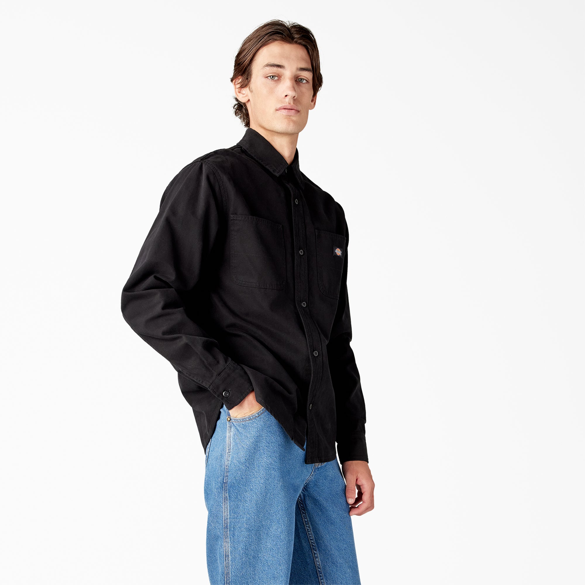 Duck Canvas Long Sleeve Utility Shirt - Image 4