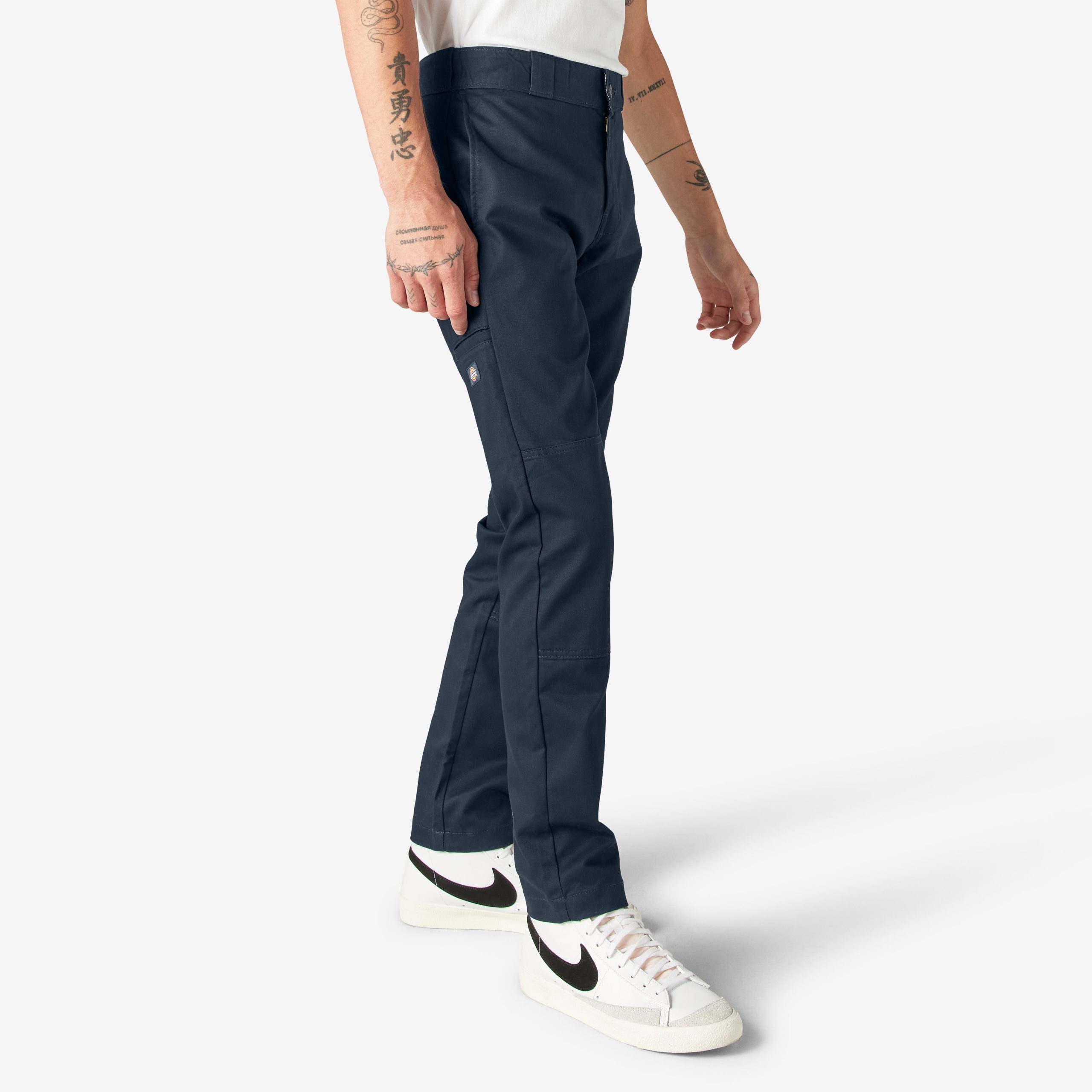 FLEX Skinny Fit Double Knee Work Pants - Image 4