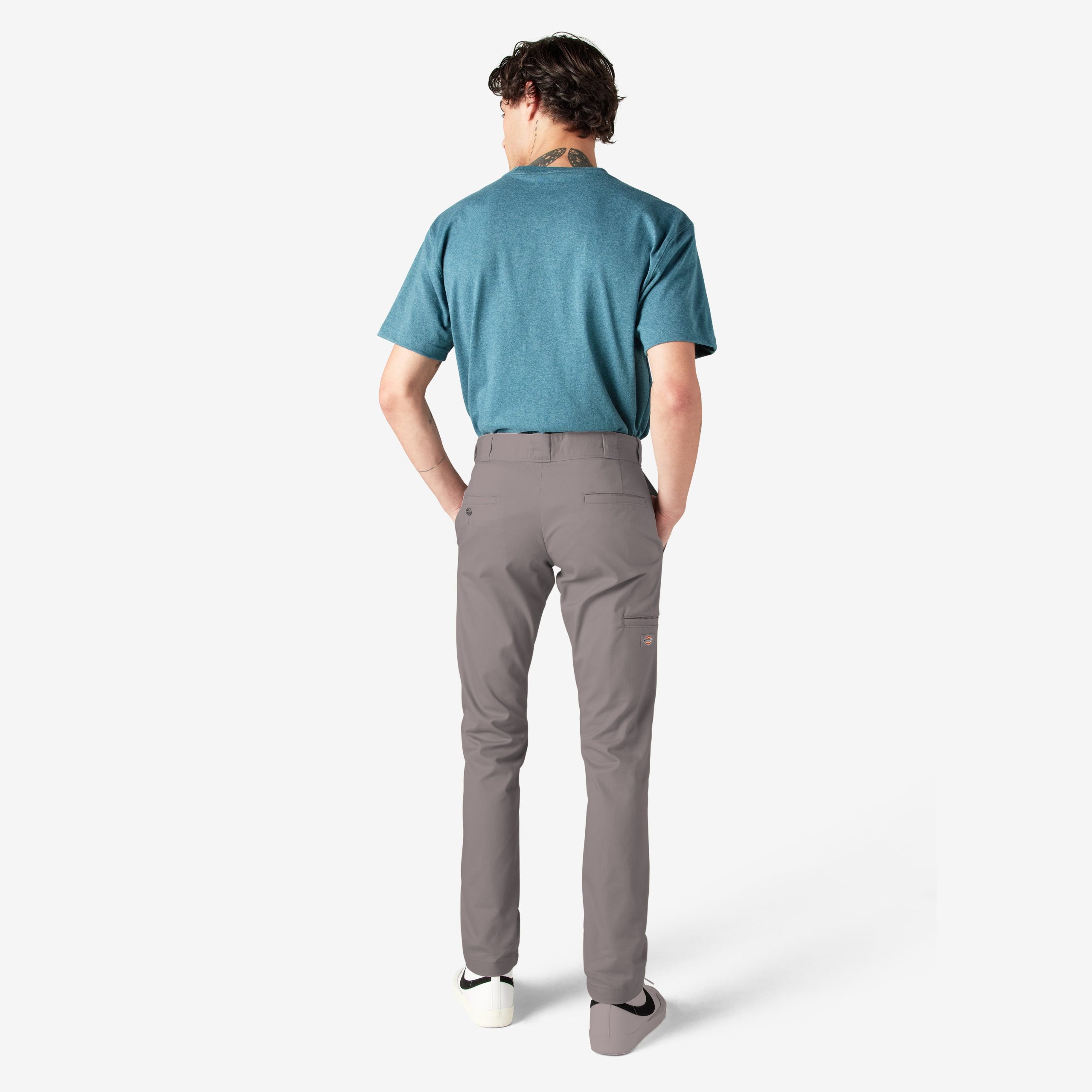 FLEX Skinny Fit Double Knee Work Pants - Image 6