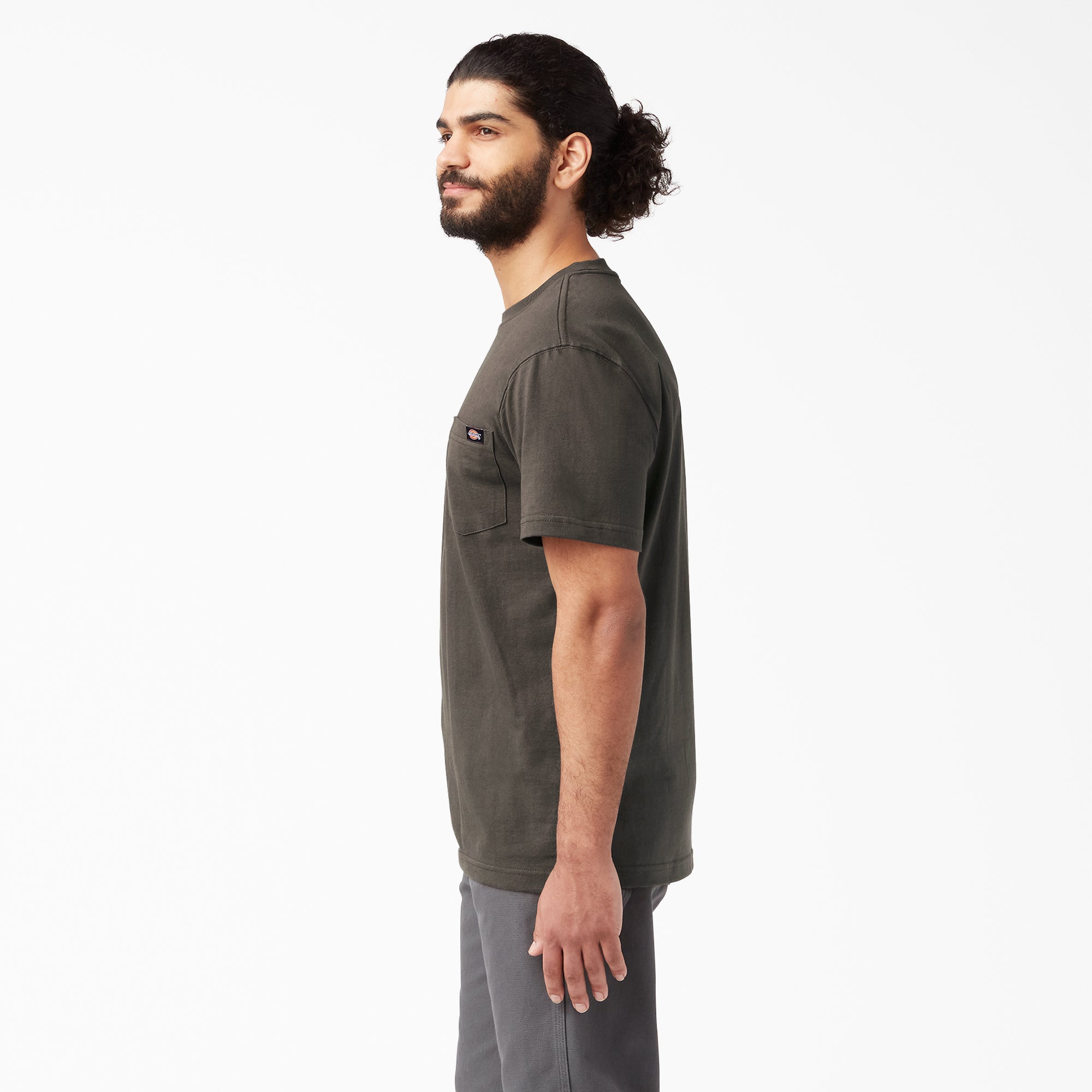 Heavyweight Short Sleeve Pocket T-Shirt - Image 3
