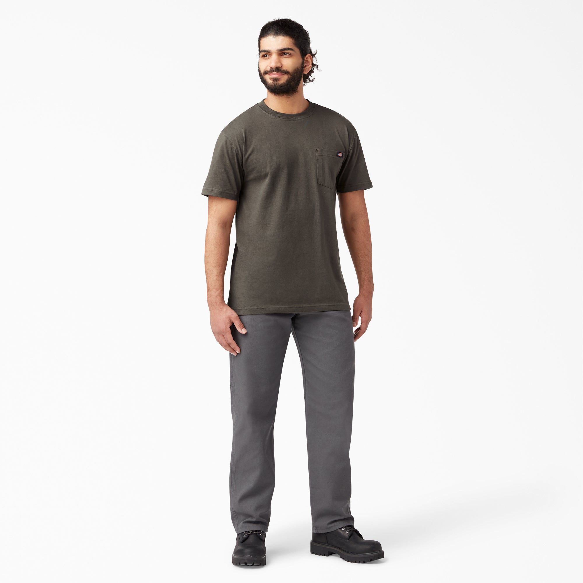 Heavyweight Short Sleeve Pocket T-Shirt - Image 4