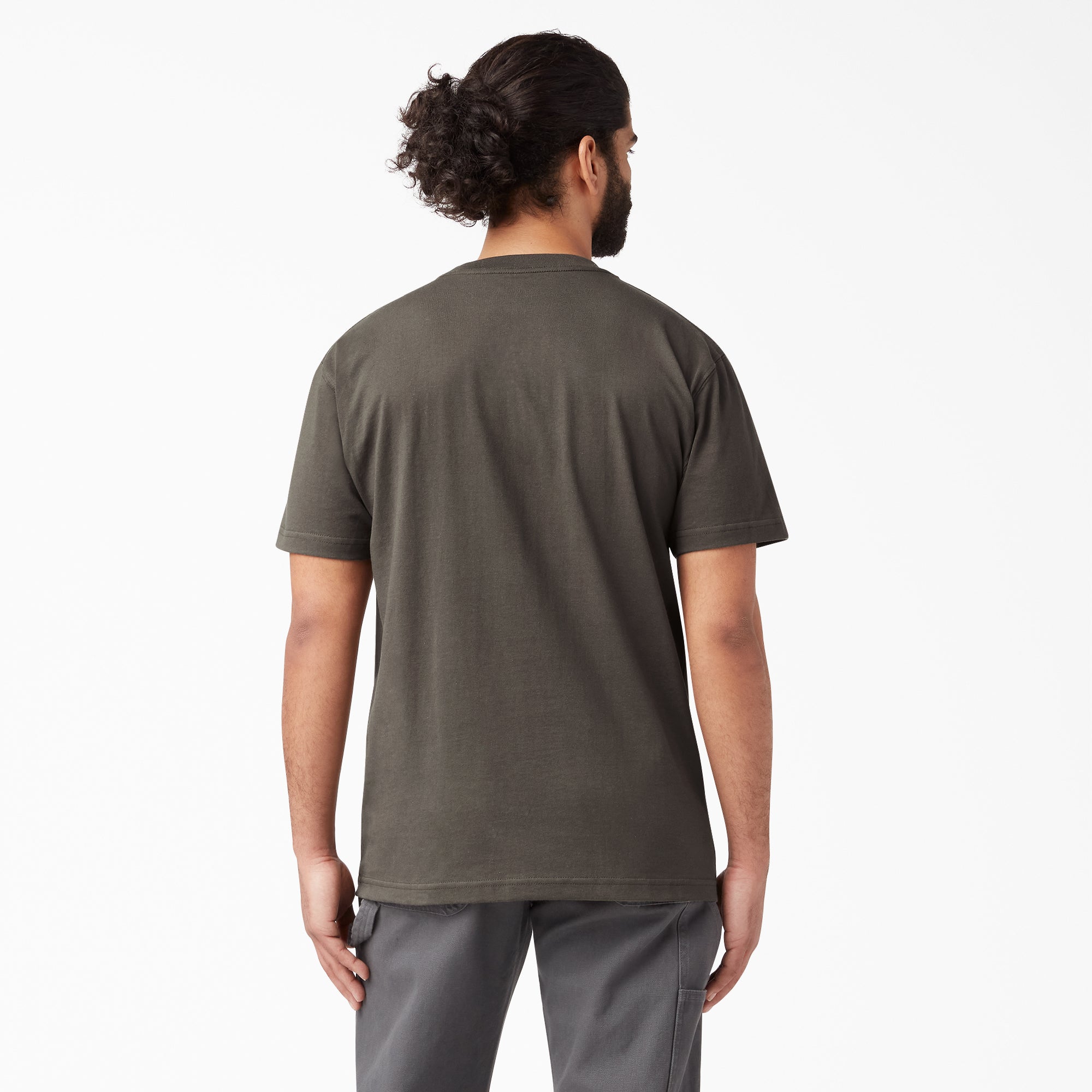 Heavyweight Short Sleeve Pocket T-Shirt - Image 2