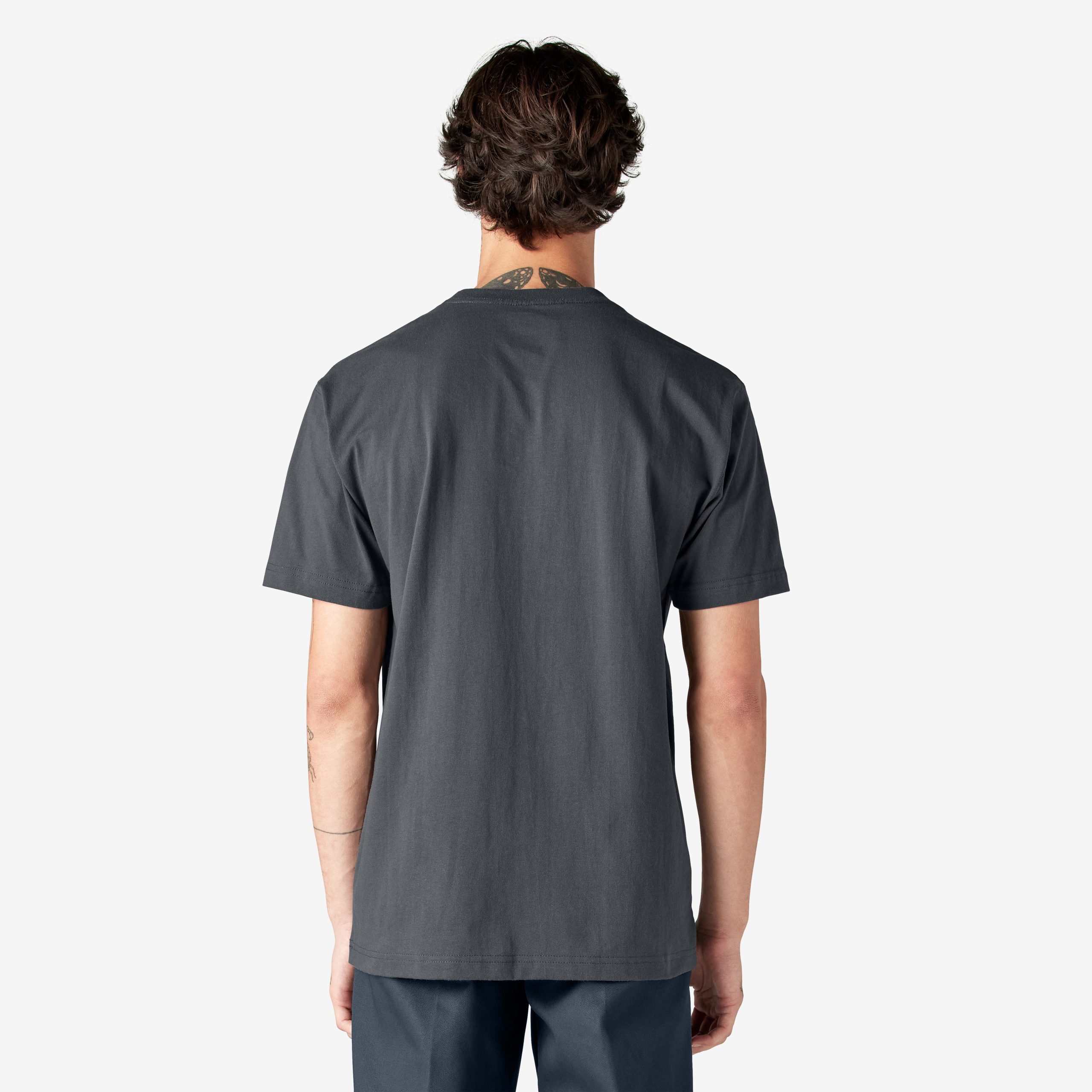Heavyweight Short Sleeve Pocket T-Shirt - Image 2