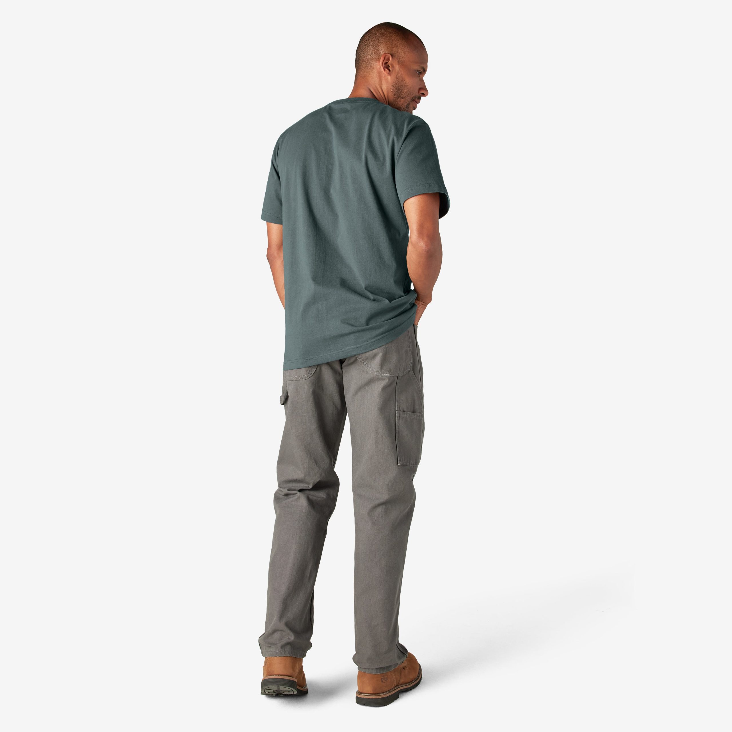 Heavyweight Short Sleeve Pocket T-Shirt - Image 6