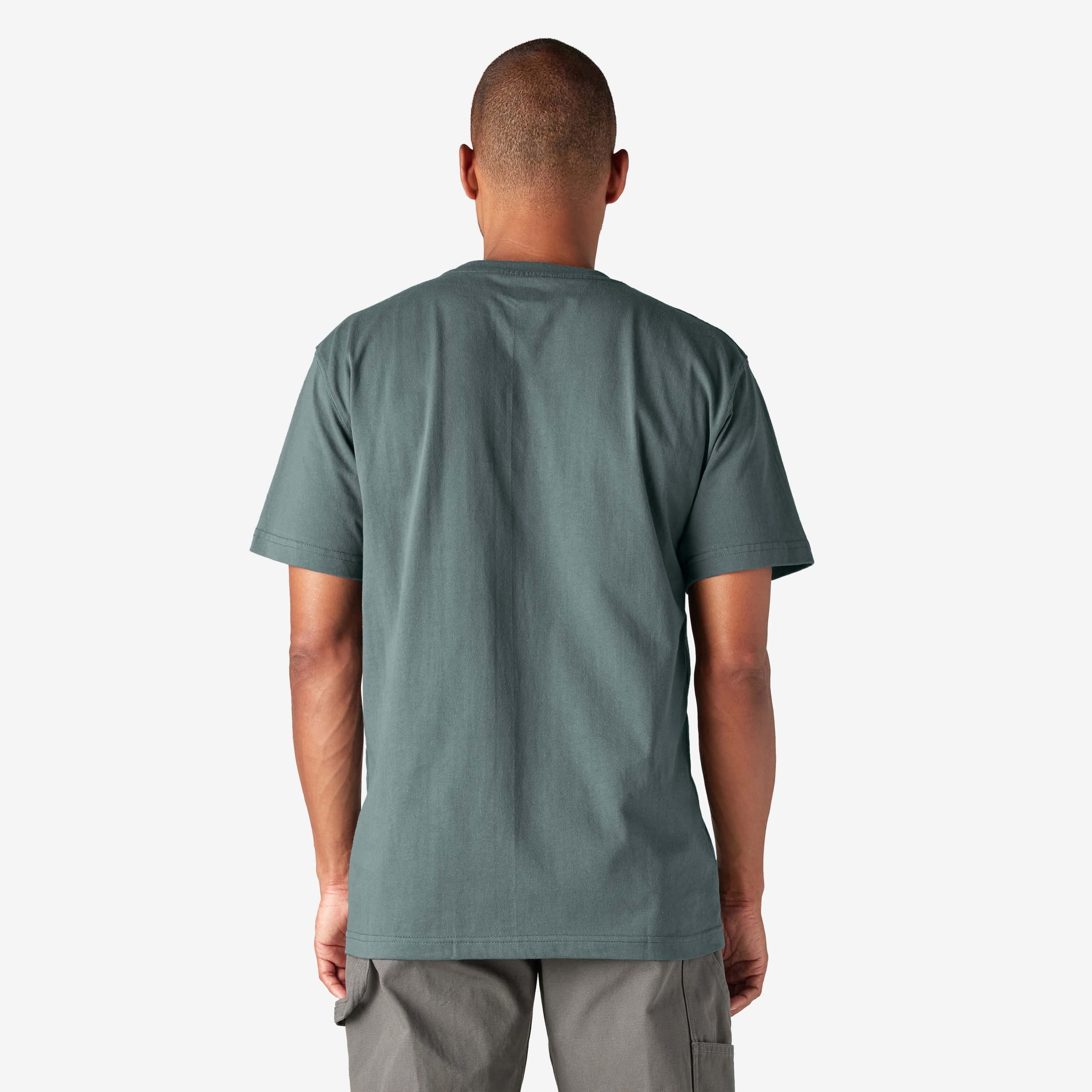 Heavyweight Short Sleeve Pocket T-Shirt - Image 2