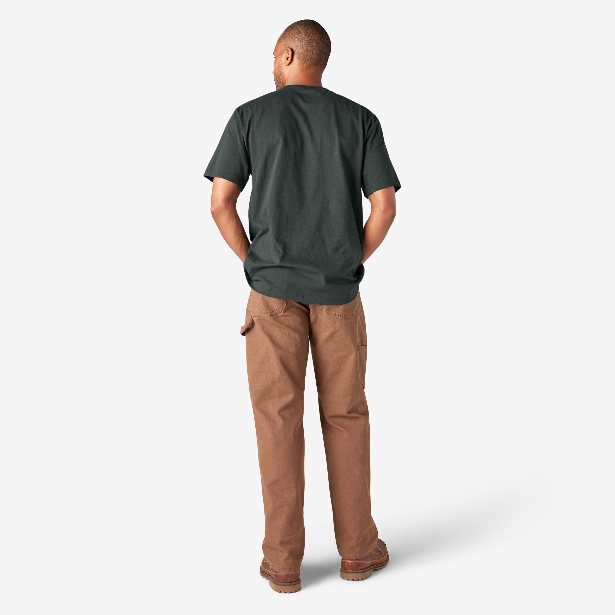 Heavyweight Short Sleeve Pocket T-Shirt - Image 6