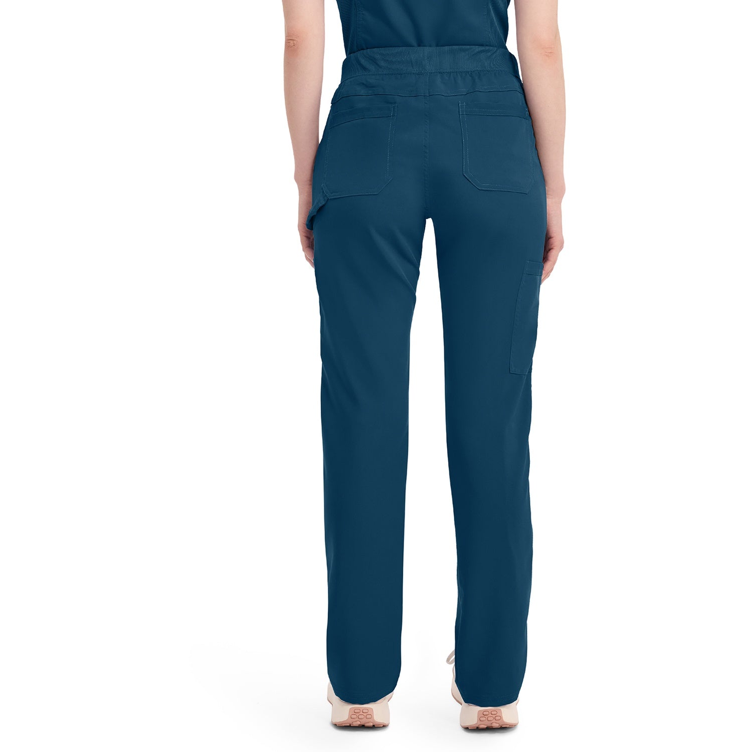 Women's Balance Mid Rise Tapered Leg Pull-On Scrub Pant - Image 2