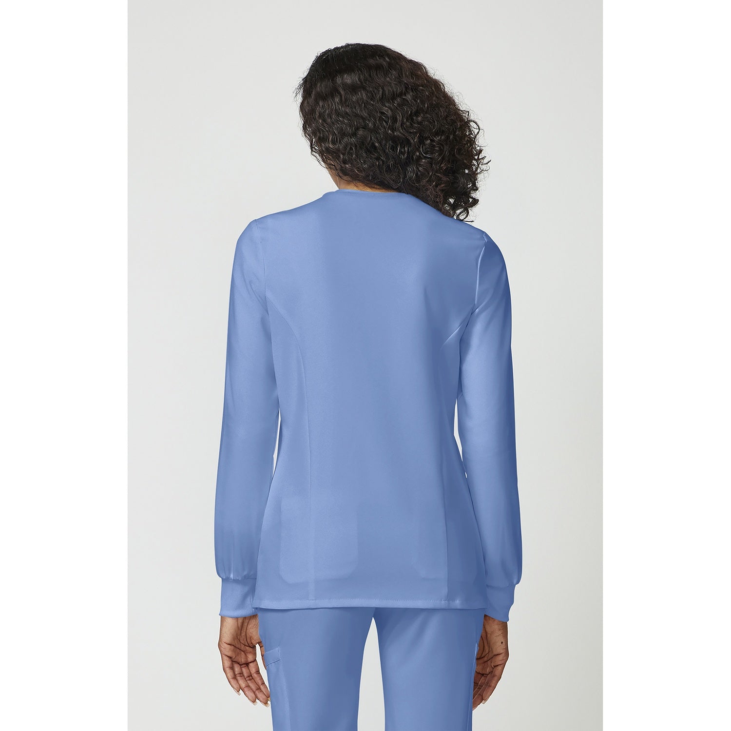 Women's EDS Essentials Snap Front Warm-Up Scrub Jacket - Image 2