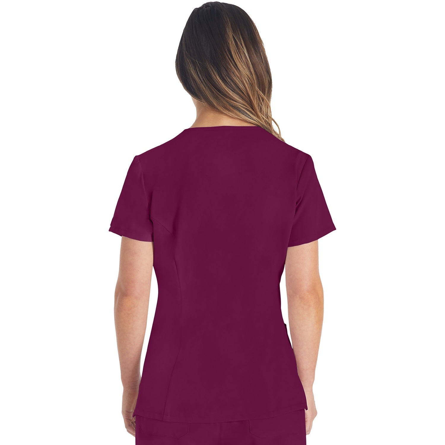 Women's EDS Essentials V-Neck Scrub Top - Image 2