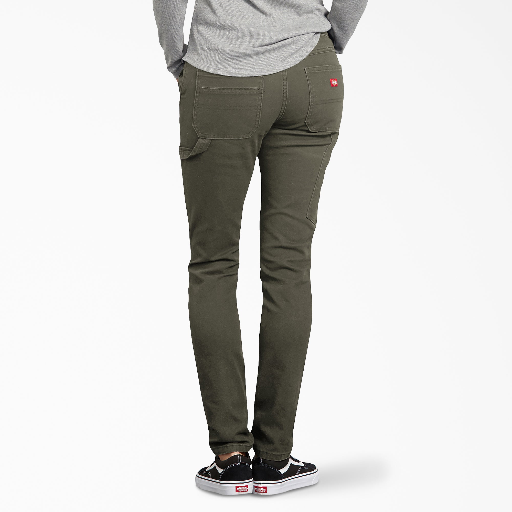Women's FLEX Slim Fit Duck Carpenter Pants - Image 2