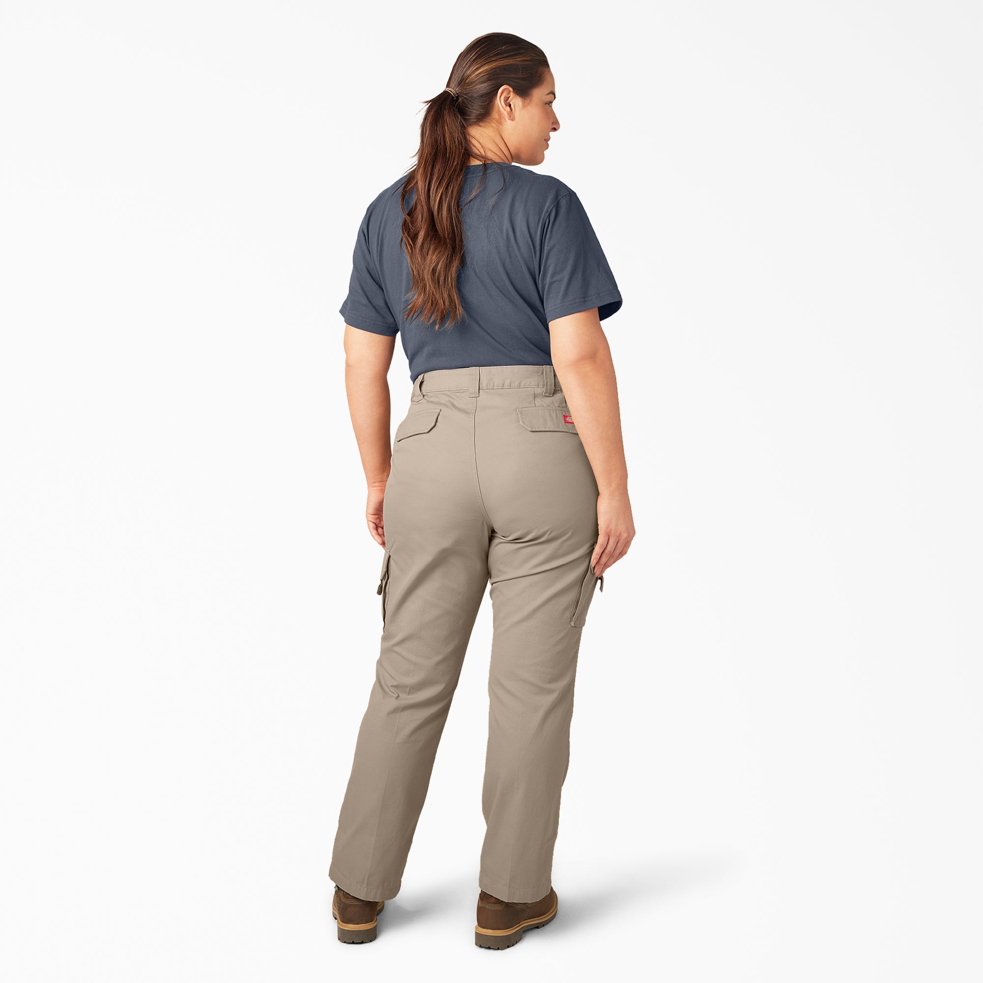 Women's Plus Relaxed Fit Cargo Pants - Image 5
