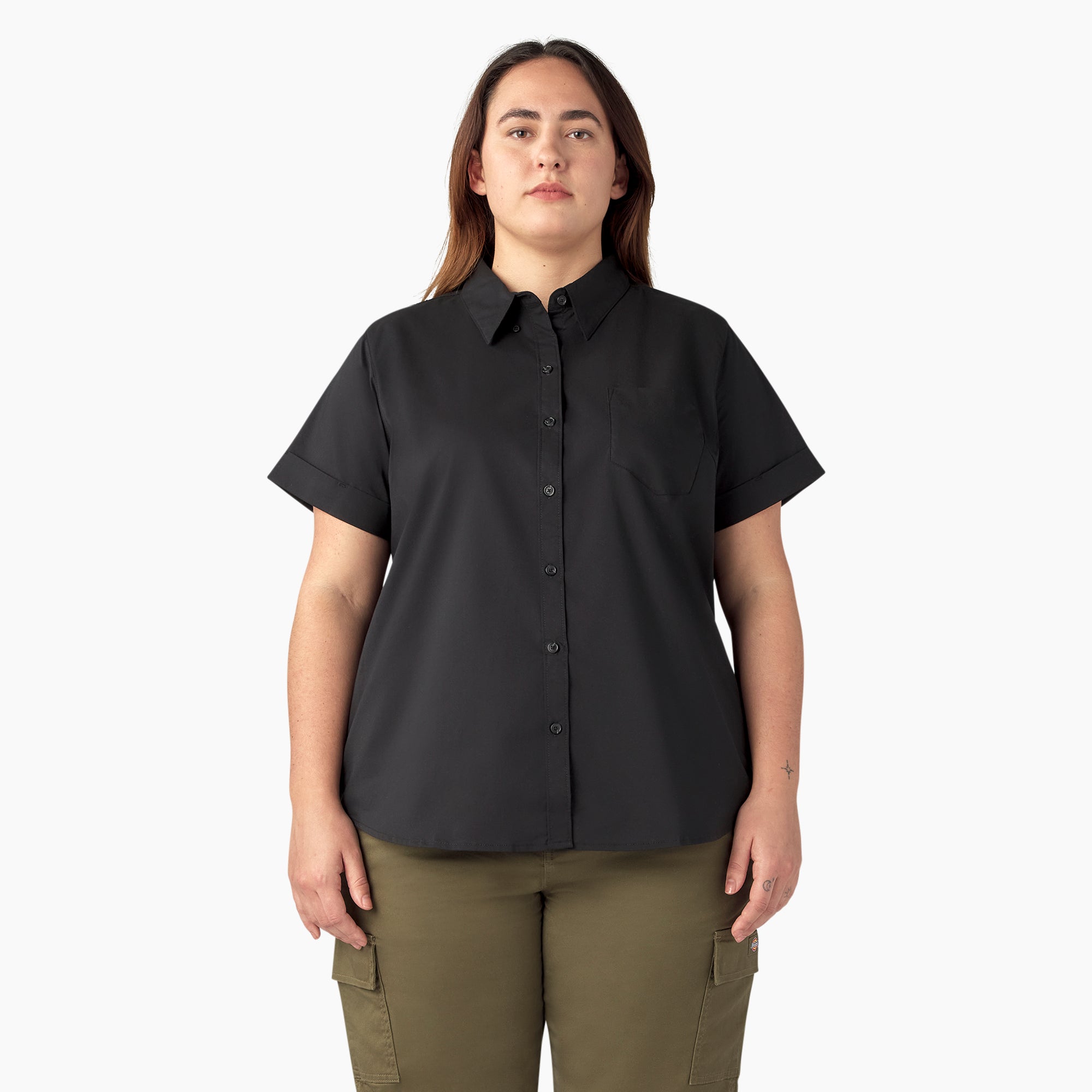 Women's Plus Button-Up Shirt