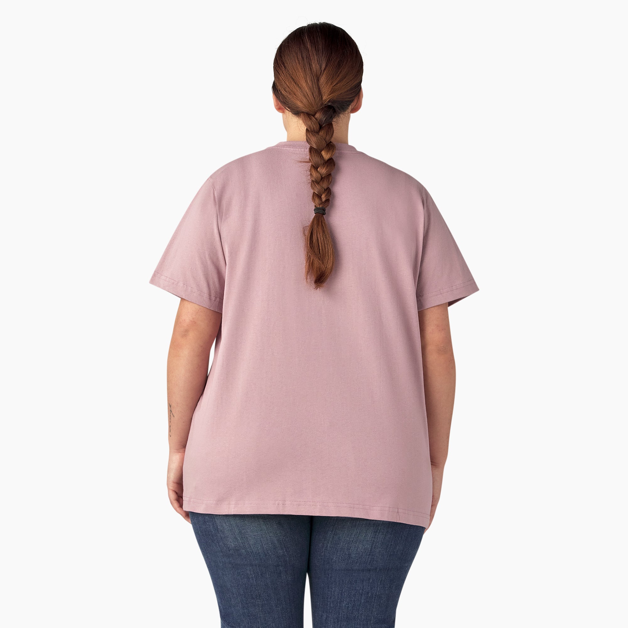 Women's Plus Heavyweight Short Sleeve Pocket T-Shirt - Image 2