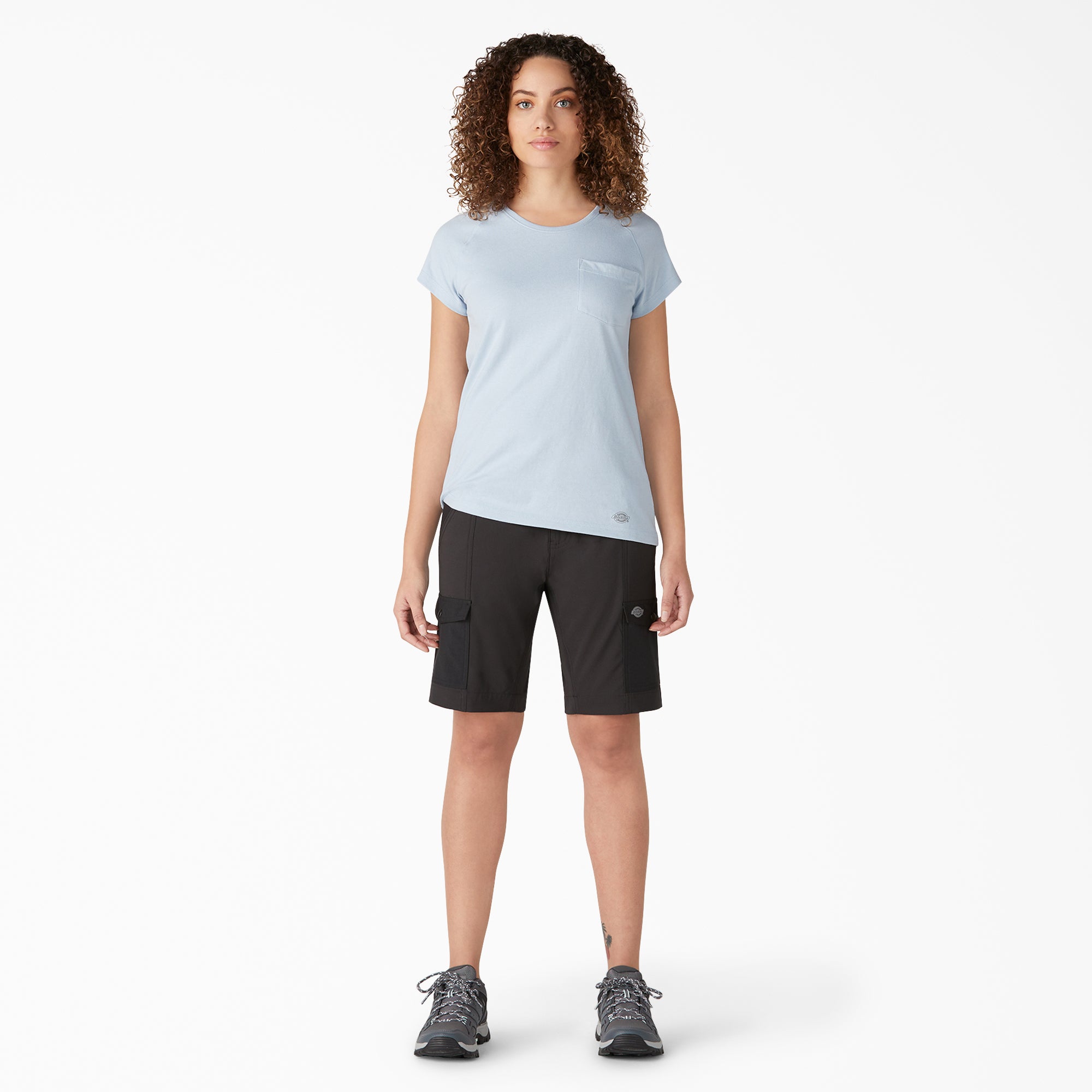 Women's Cooling Slim Fit Cargo Shorts. 10 - Image 4