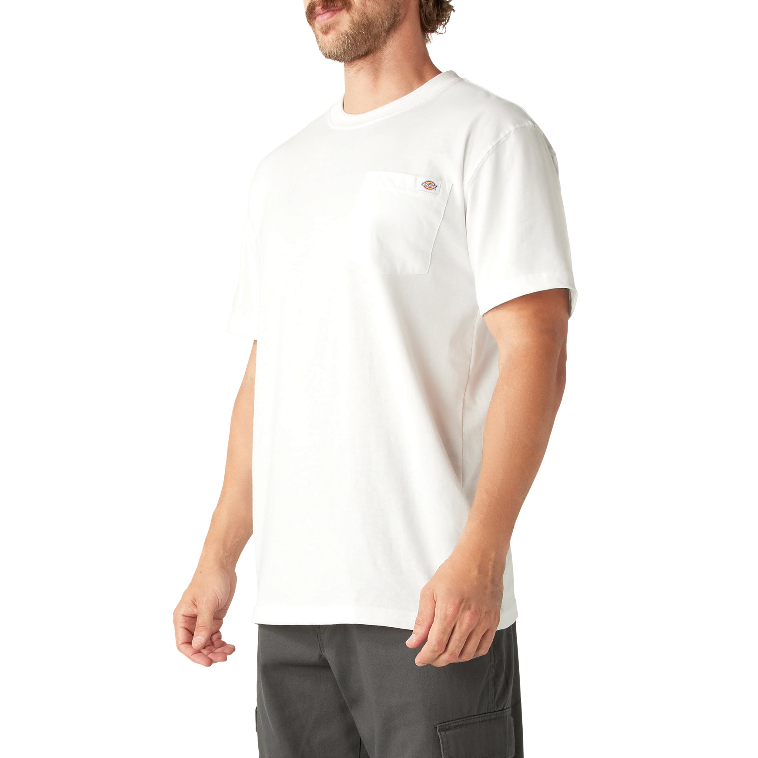 Heavyweight Short Sleeve Pocket T-Shirt - Image 3