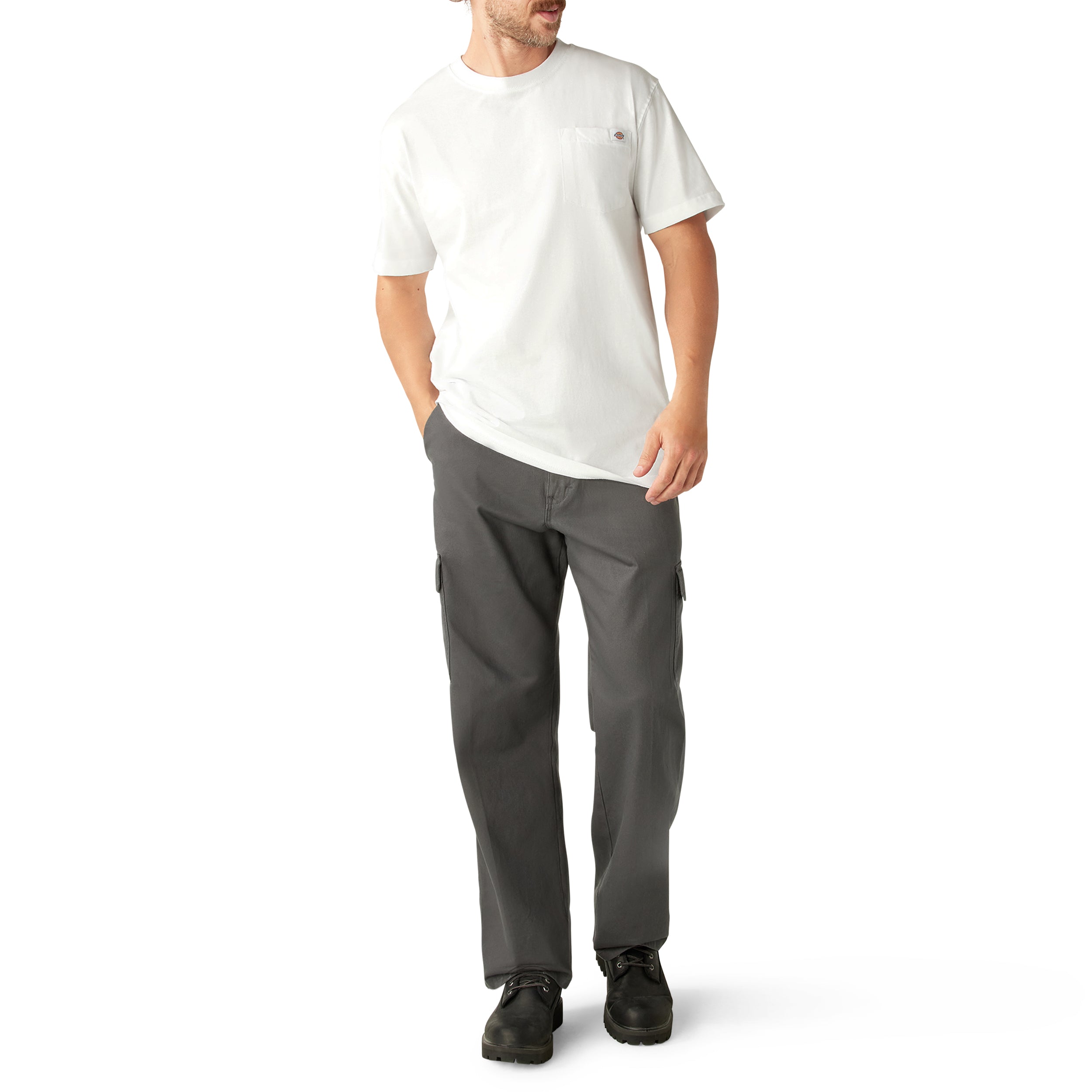 Heavyweight Short Sleeve Pocket T-Shirt - Image 5