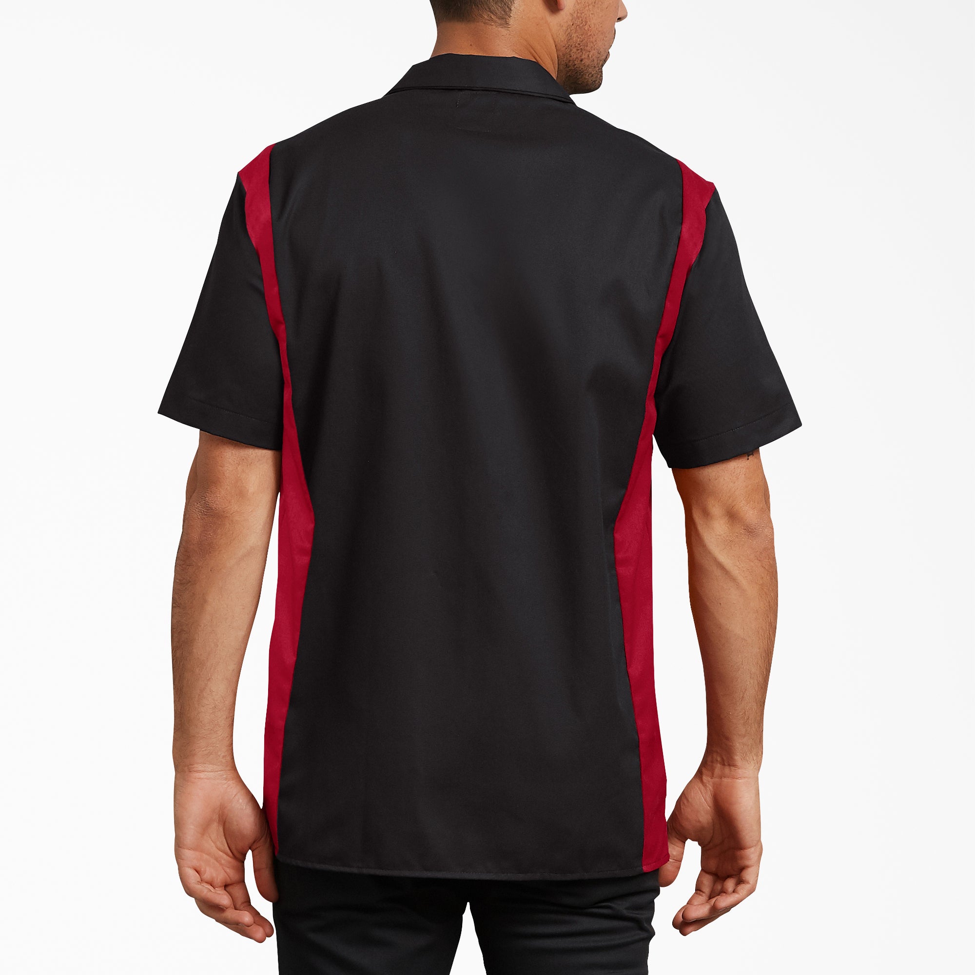 Two-Tone Short Sleeve Work Shirt - Image 2