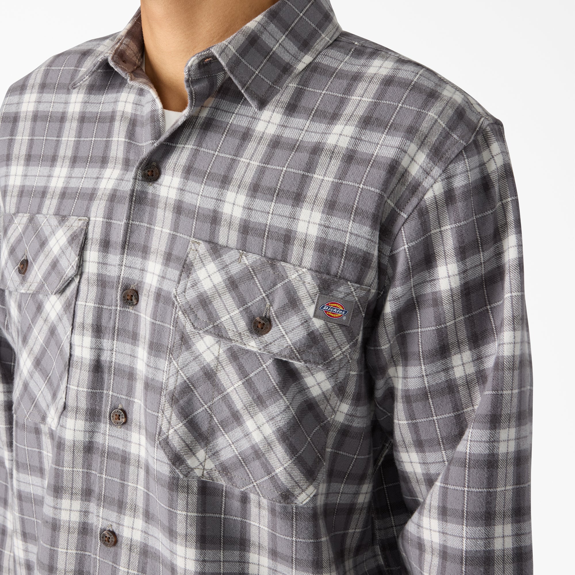 Long Sleeve Flannel Work Shirt - Image 5
