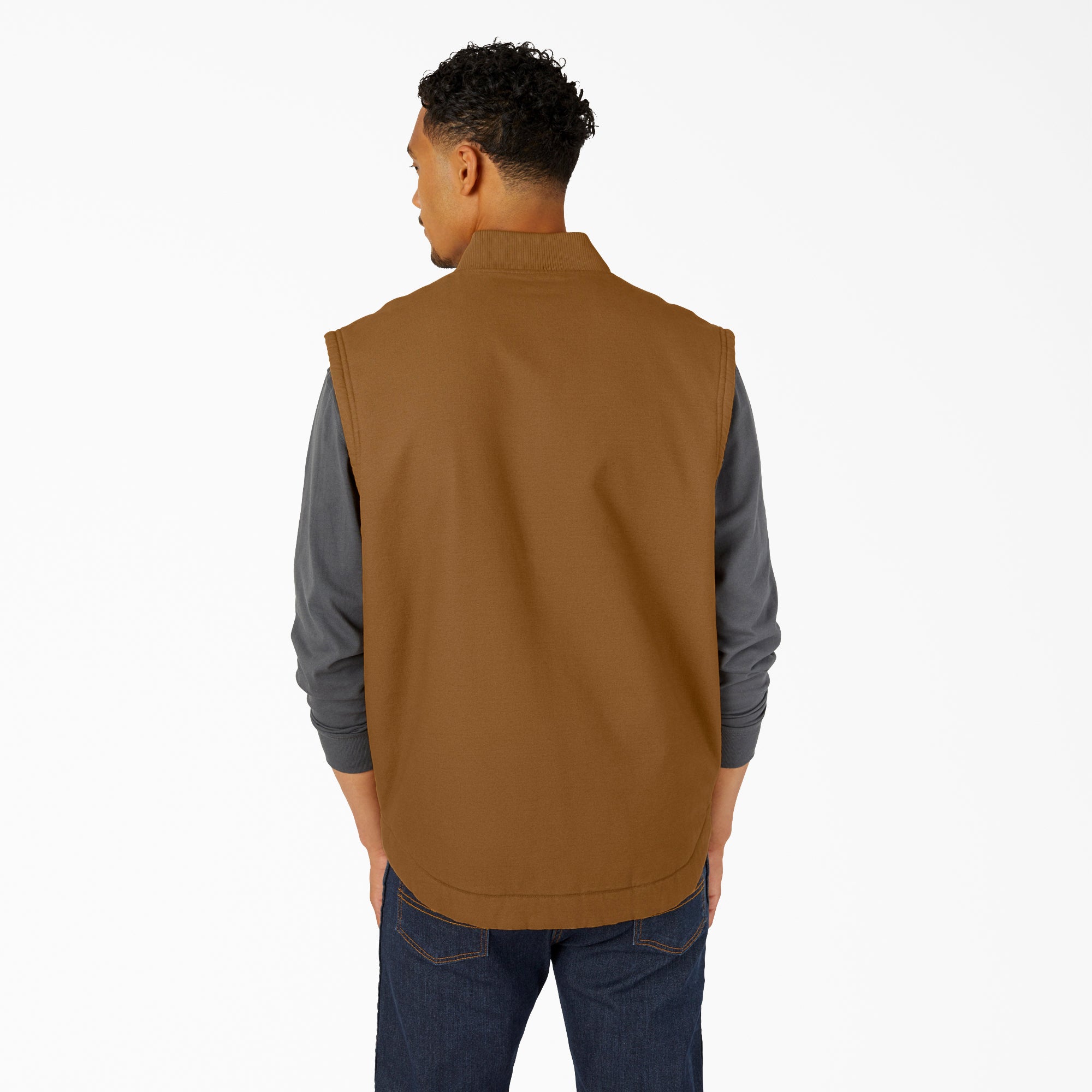 High Pile Fleece Lined Duck Vest - Image 2