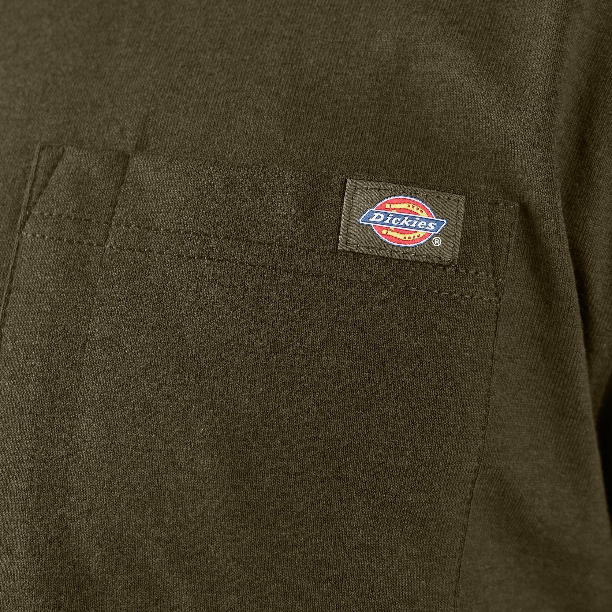 Heavyweight Heathered Short Sleeve Pocket T-Shirt - Image 6